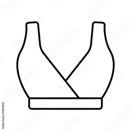 Bra icon. Woman underwear sign. vector illustration