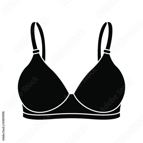 Bra icon. Woman underwear sign. vector illustration