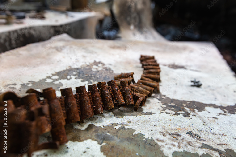 destroyed Russian military equipment in Kyiv, Ukraine destroyed Russian military equipment in Kyiv, Ukraine