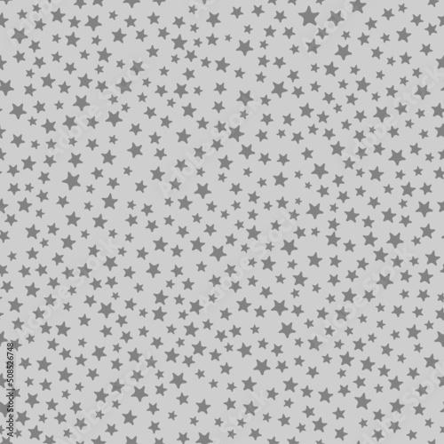 All over seamless repeat pattern with ditsy tiny little dark charcoal stars on gray. Great for boys and men projects