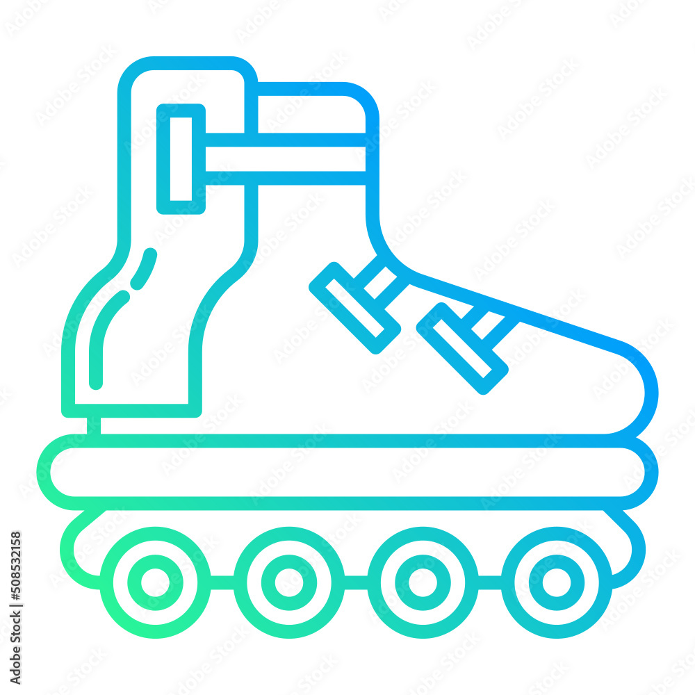 Obraz premium skate icon on transparent background