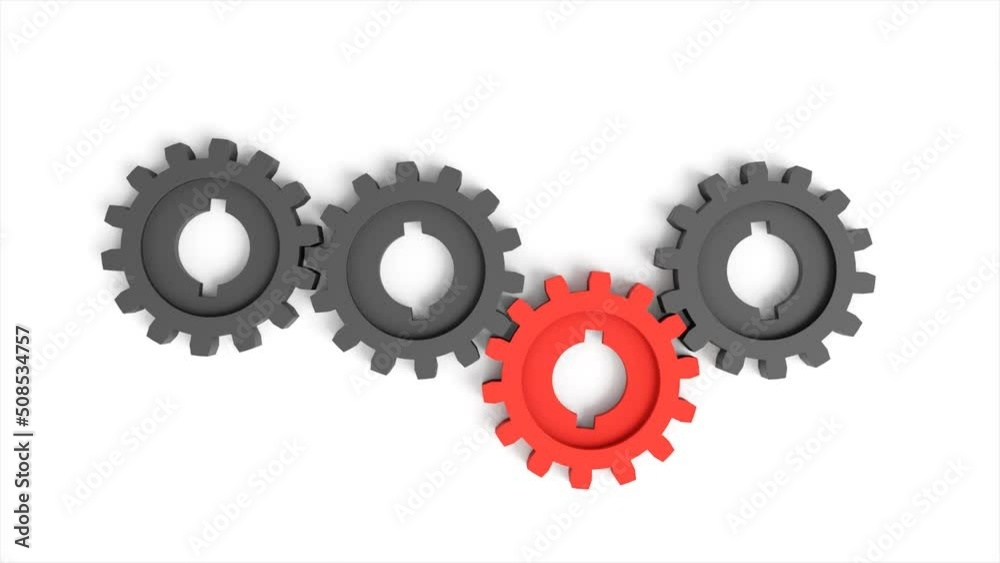 Industrial video background with gears. 3d animation. Industrial video background with gears. 3d animation.