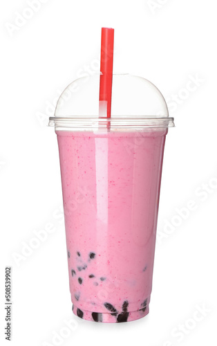 Plastic cup of tasty bubble...