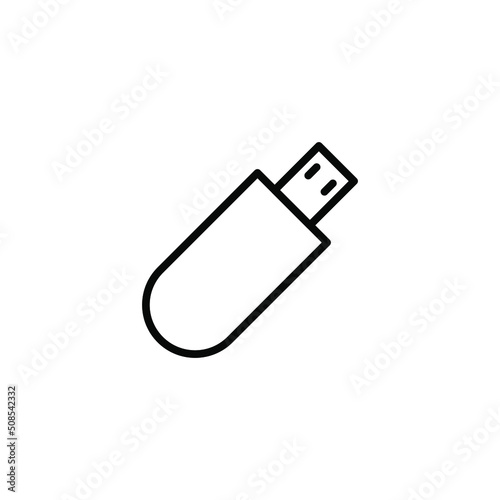 USB Icon in Line Style