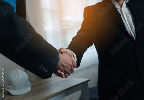  Dealing Business Motivated Honest Businessman Teamwork. Social work corporate company concept appreciation team trustworthy honor business valuable for responsible collaboration honesty teamwork. photo