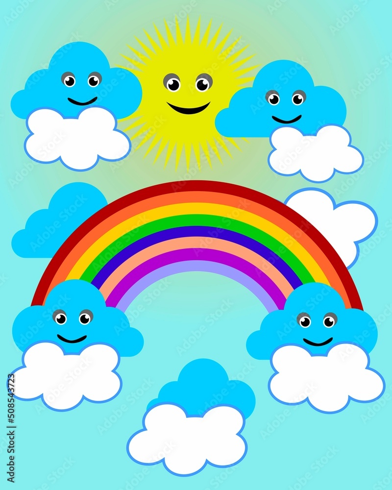 rainbow in the sky rainbow in the sky