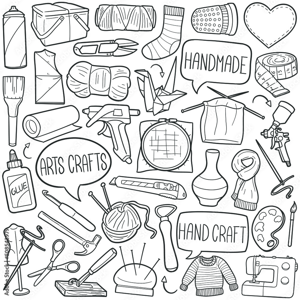 Arts And Crafts Clipart Black And White Arts And Crafts Clipart Black And White