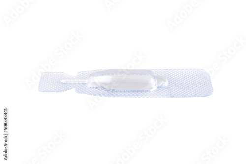 Rapid Antigen Test kit COVID-19 testing isolated​ on​ white​ background