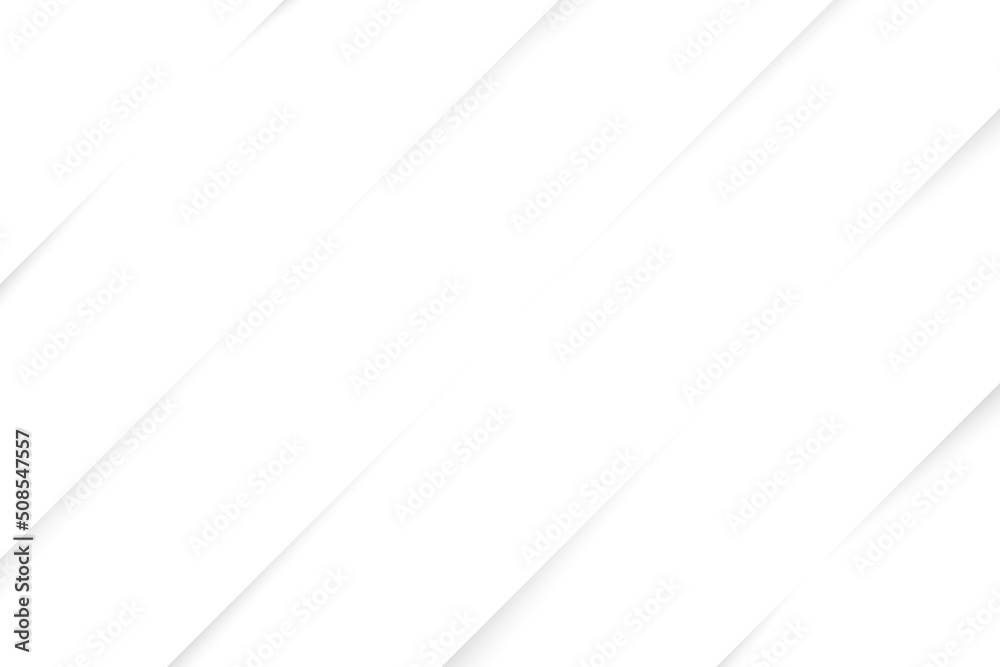 White blank shadow slices abstract background, vector illustration