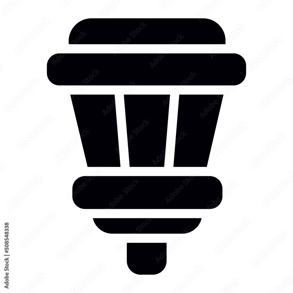 street lamp glyph icon street lamp glyph icon