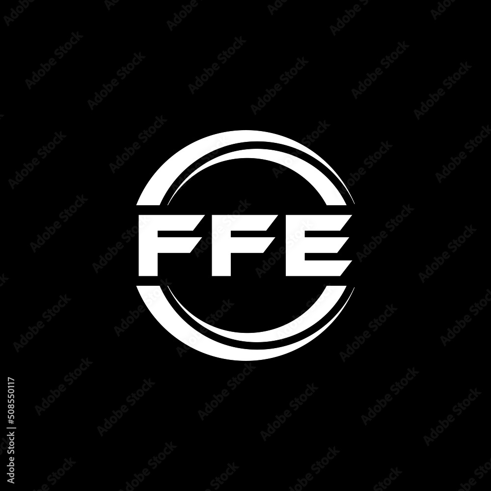 FFE letter logo design with black background in illustrator, vector logo modern alphabet font overlap style. calligraphy designs for logo, Poster, Invitation, etc. FFE letter logo design with black background in illustrator, vector logo modern alphabet font overlap style. calligraphy designs for logo, Poster, Invitation, etc.
