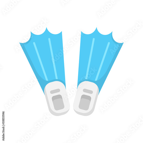 flippers icon design template vector illustration