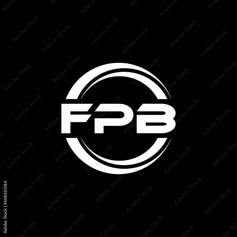 FPB letter logo design with black background in illustrator, vector logo modern alphabet font overlap style. calligraphy designs for logo, Poster, Invitation, etc. FPB letter logo design with black background in illustrator, vector logo modern alphabet font overlap style. calligraphy designs for logo, Poster, Invitation, etc.