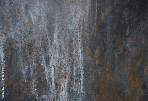 Backgrounds and textures concept.Blurred gray rusty grunge metal texture with Instagram style filter.