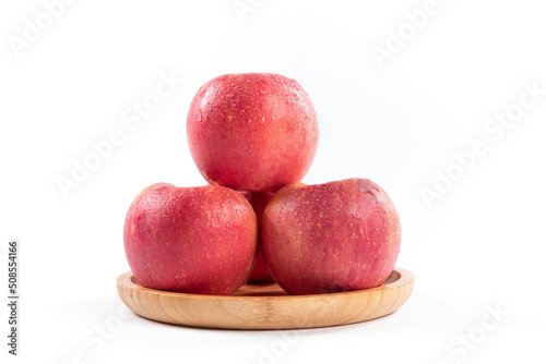 fredsh red apple isolated on white background  photo