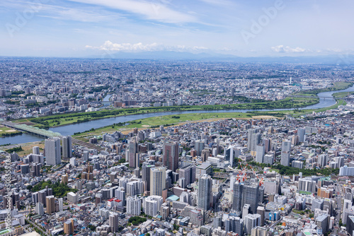 川口駅周辺・2022撮影・空撮