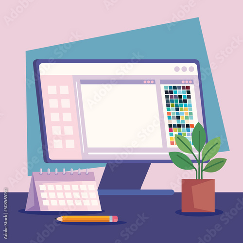 graphic designer desktop