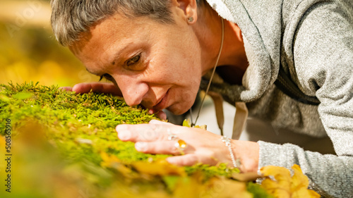 Slika na platnu Mindfulness and grounding concept