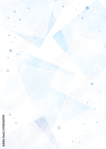 和紙のイメージ背景　青