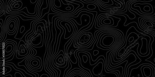 Topographic map background concept. Topo contour map. Rendering abstract illustration. Vector abstract illustration. Geography concept. paper texture design . 
