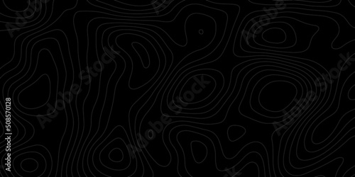 Topographic map background concept. Topo contour map. Rendering abstract illustration. Vector abstract illustration. Geography concept. paper texture design 