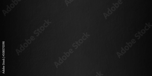 Paper texture design with Dark black paper texture background. Abstract background black concept. Dark grey textured background , macro texture of the fine fraction. Except for space, Copy Space .