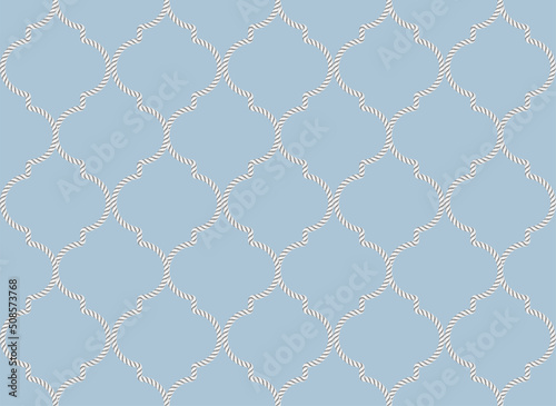 Rope seamless pattern, great for wallpaper and textile.