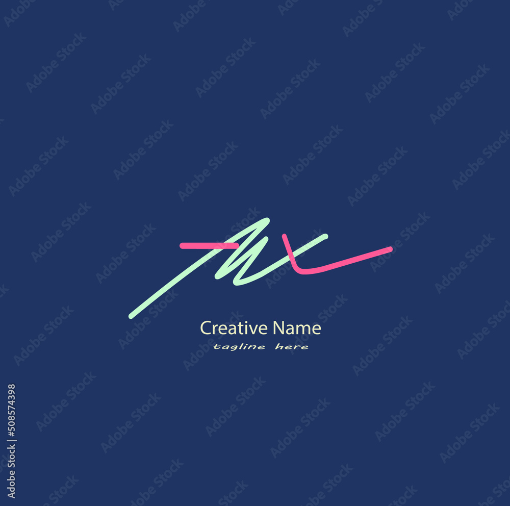 AX Initial Handwriting Logo Illustrations & Vectors AX Initial Handwriting Logo Illustrations & Vectors
