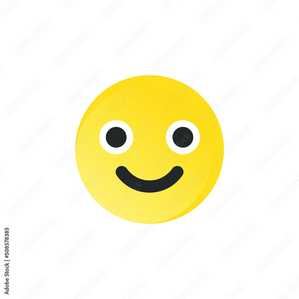 Fototapeta premium set of emoticon smile icons