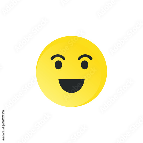 set of emoticon smile icons