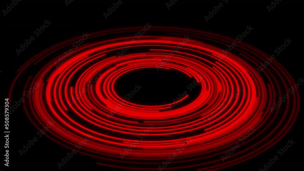 3D Arc Offset A Ripple Red X60 Degrees Large VJ Loop Animation 02 3D Arc Offset A Ripple Red X60 Degrees Large VJ Loop Animation 02