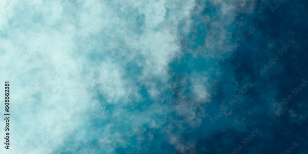 Spooky sky blue abstract watercolor background