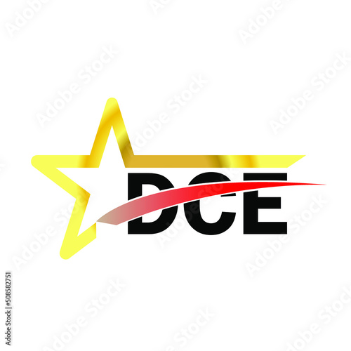 DCE letter logo design. DCE creative  letter logo. simple and modern letter logo. DCE alphabet letter logo for business. Creative corporate identity and lettering. vector modern logo  photo