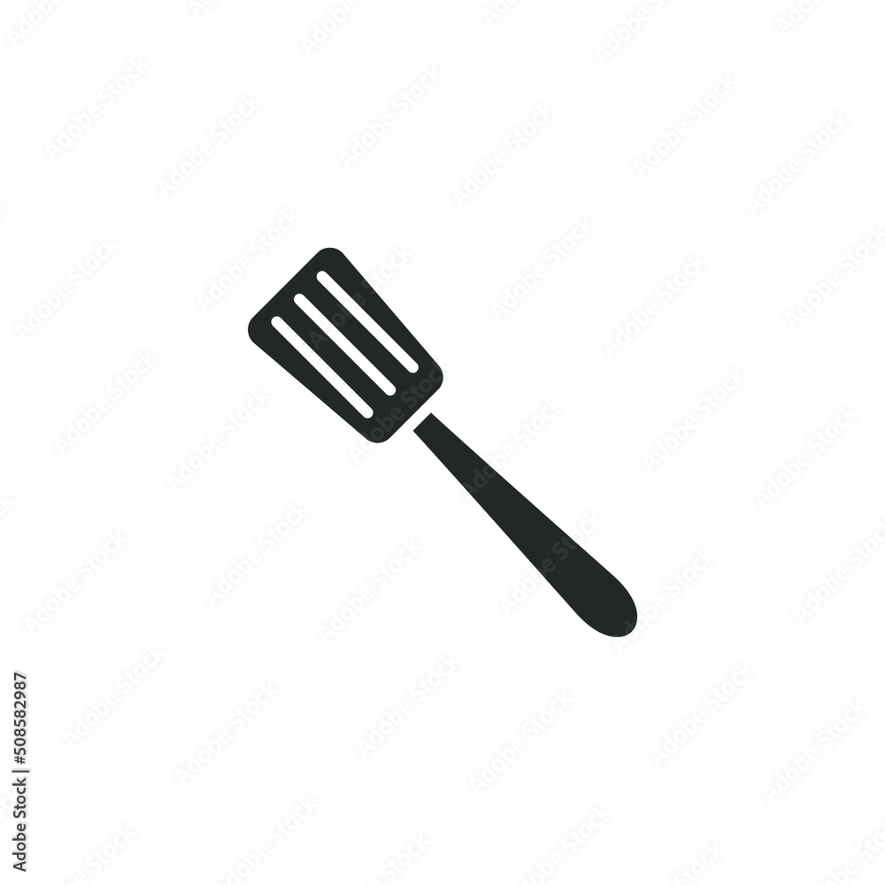 simple cutlery and food icon simple cutlery and food icon