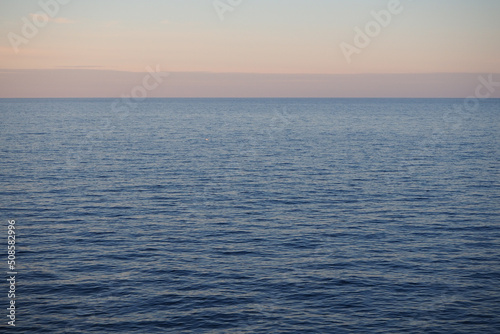 view of the North Sea from the back of a ferry ship