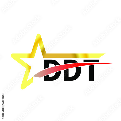 DDT letter logo design. DDT creative  letter logo. simple and modern letter logo. DDT alphabet letter logo for business. Creative corporate identity and lettering. vector modern logo  photo