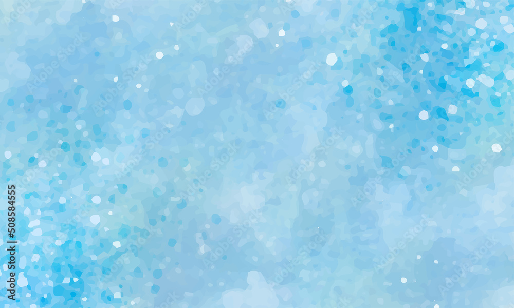 blue sky background with watercolor splash