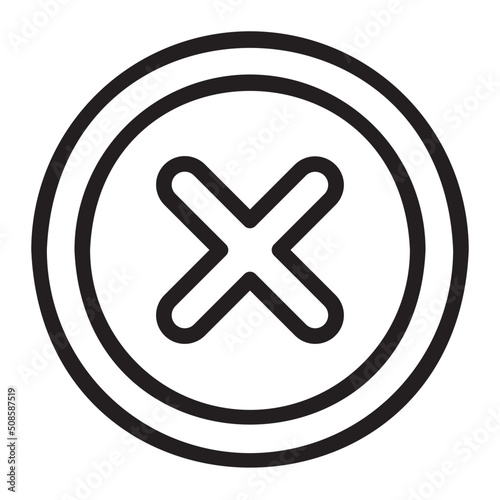 irritant line icon