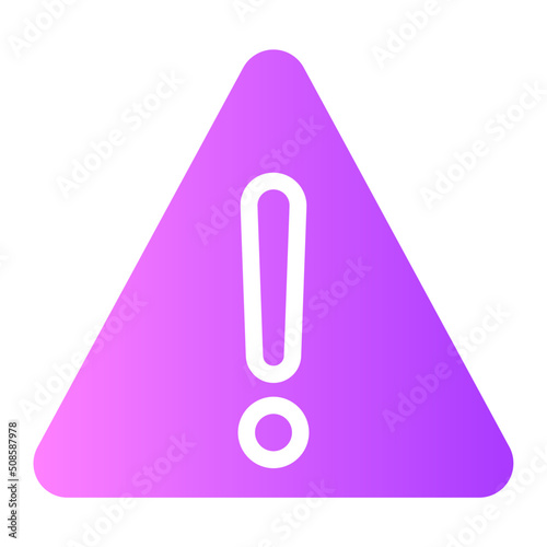 danger gradient icon