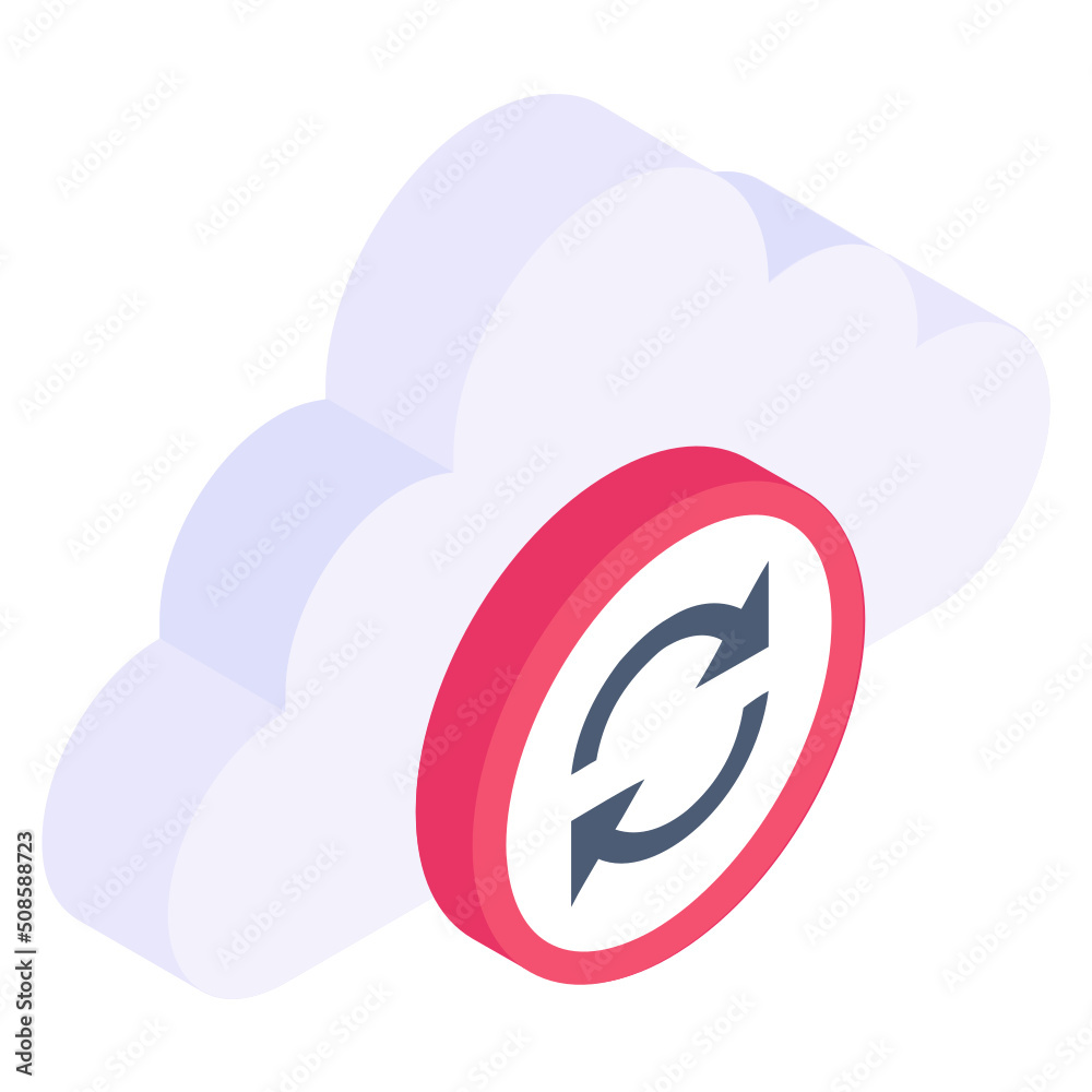 Obraz premium Cloud Sync 