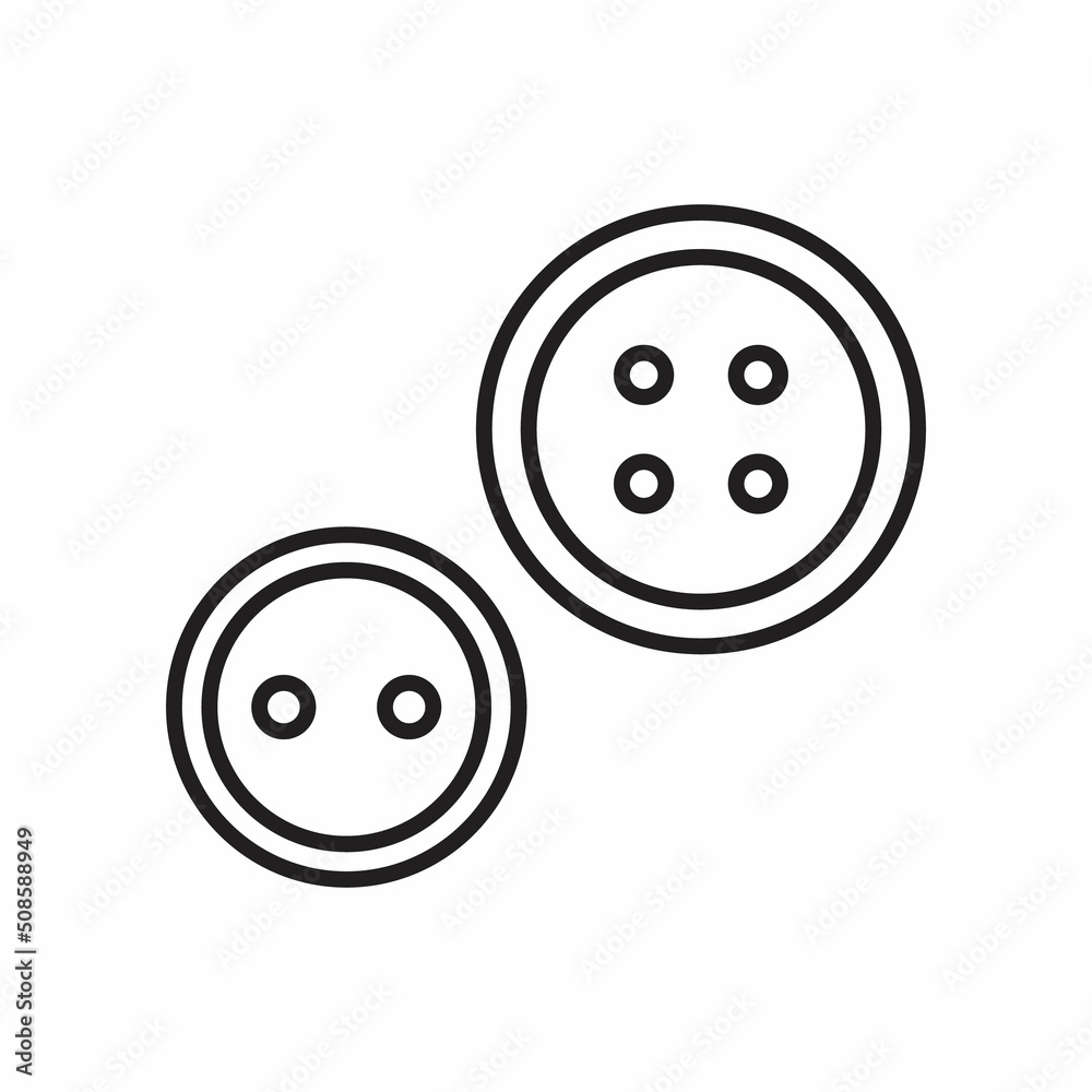 tailor button icon tailor button icon