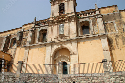 baroque (?) church (santa lucia) in ragusa in sicily (italy) 