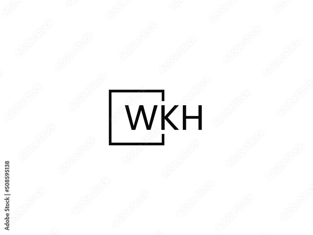 WKH Letter Initial Logo Design Vector Illustration WKH Letter Initial Logo Design Vector Illustration