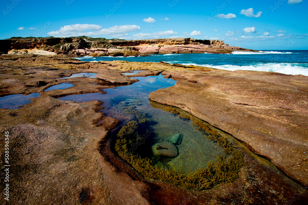 Circle Rock Pools - South Australia - obrazy, fototapety, plakaty 