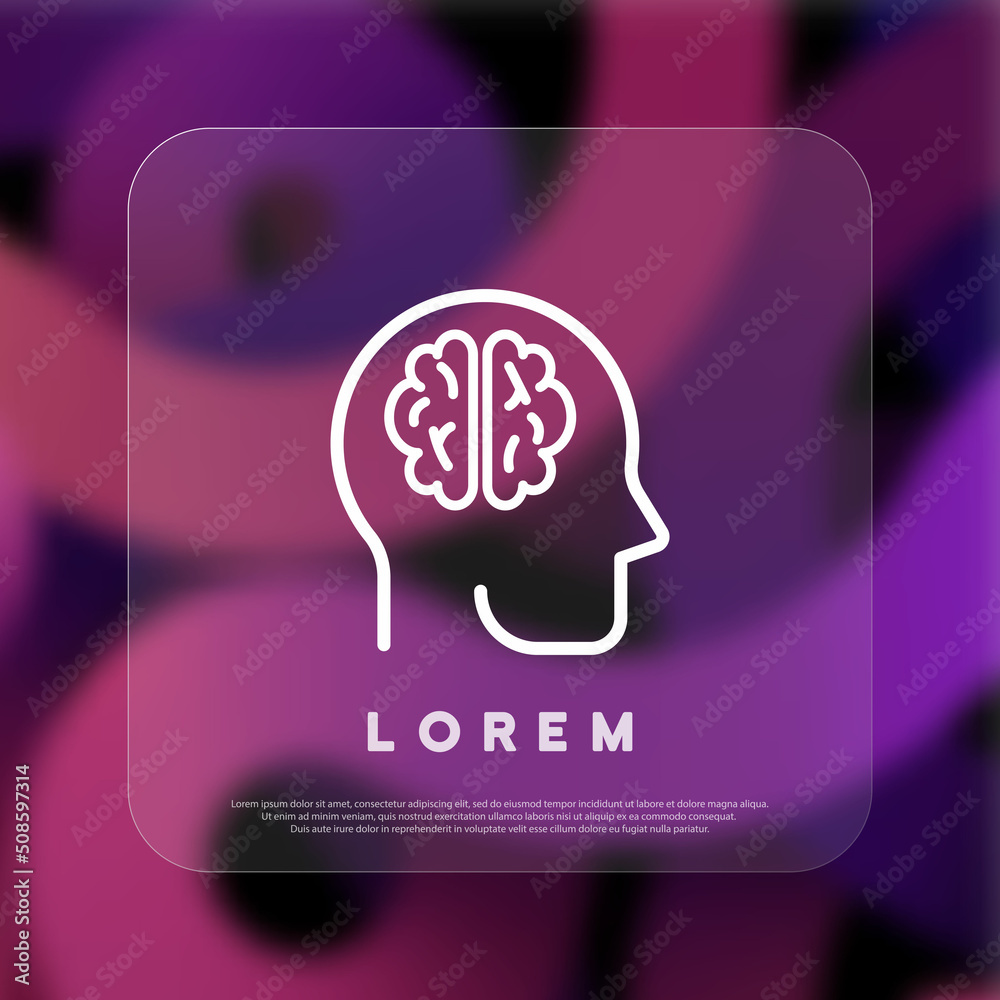 Brain icon. Human organ. Anatomy icon. Vector line icon for Business and Advertising Brain icon. Human organ. Anatomy icon. Vector line icon for Business and Advertising
