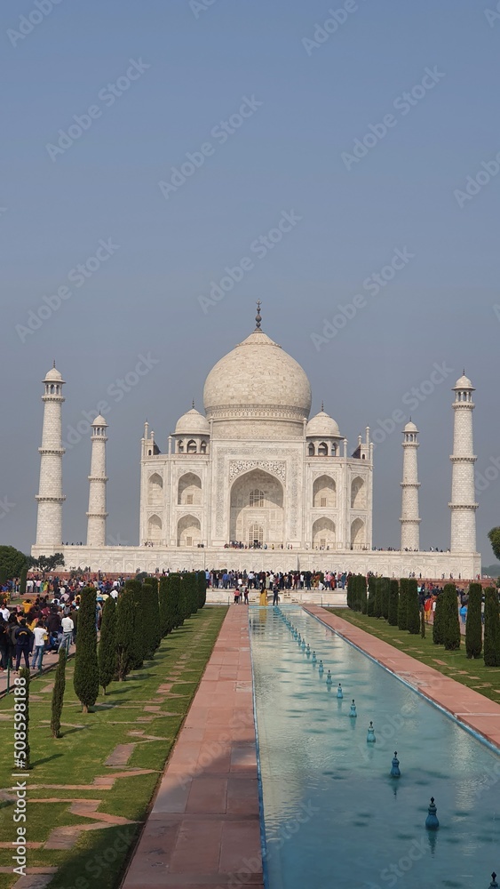 Obraz premium taj mahal agra country