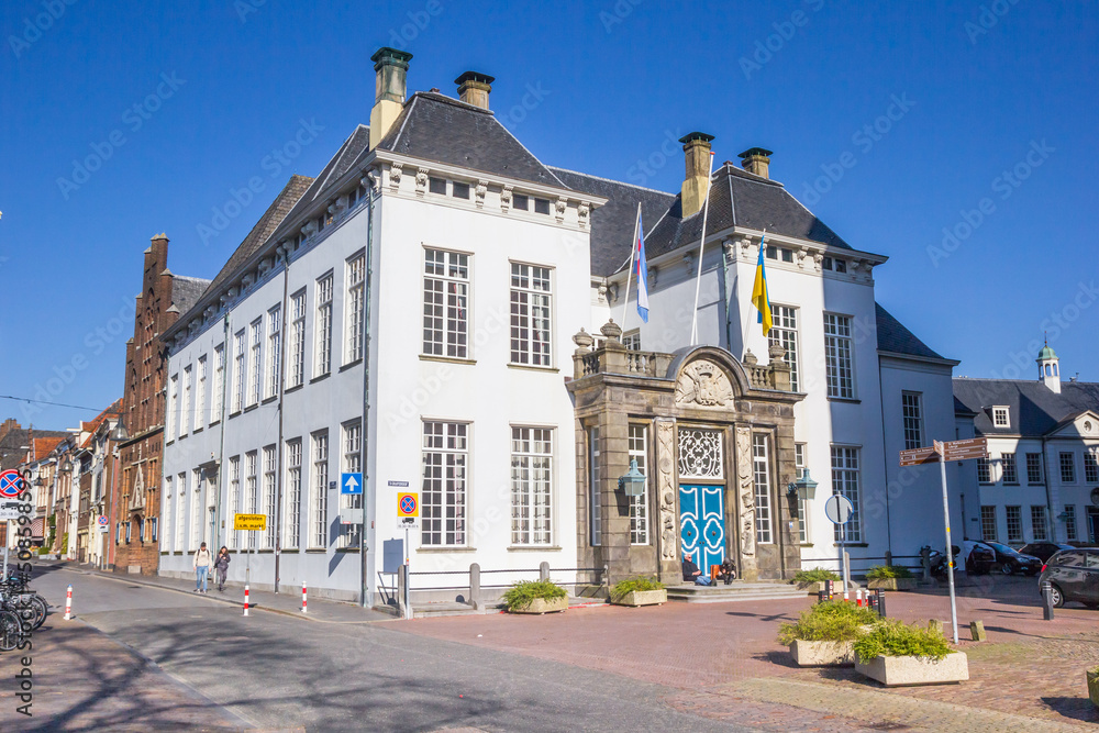 Historic town hall in the Hanseatic city of Zutphen, Netherlands
