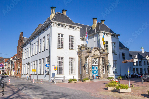 Historic town hall in the Hanseatic city of Zutphen, Netherlands photo