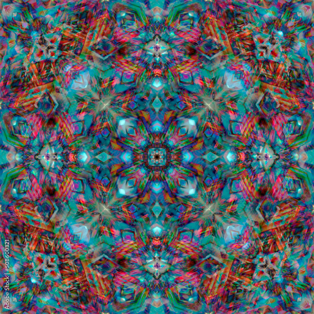 Abstract kaleidoscope background. Beautiful multicolor kaleidoscope texture. Unique kaleidoscope design. Abstract kaleidoscope background. Beautiful multicolor kaleidoscope texture. Unique kaleidoscope design.