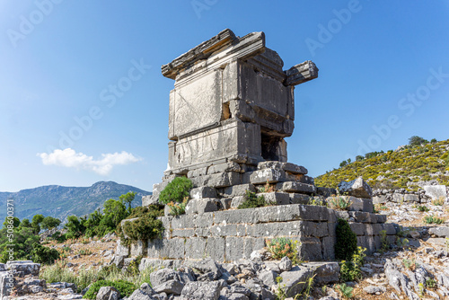 Amazing views from Sidyma which was a town of ancient Lycia, at what is now the small village of Dudurga in Muğla,Turkey. It lies on the hiking way of Lycian way (Likya yolu). 